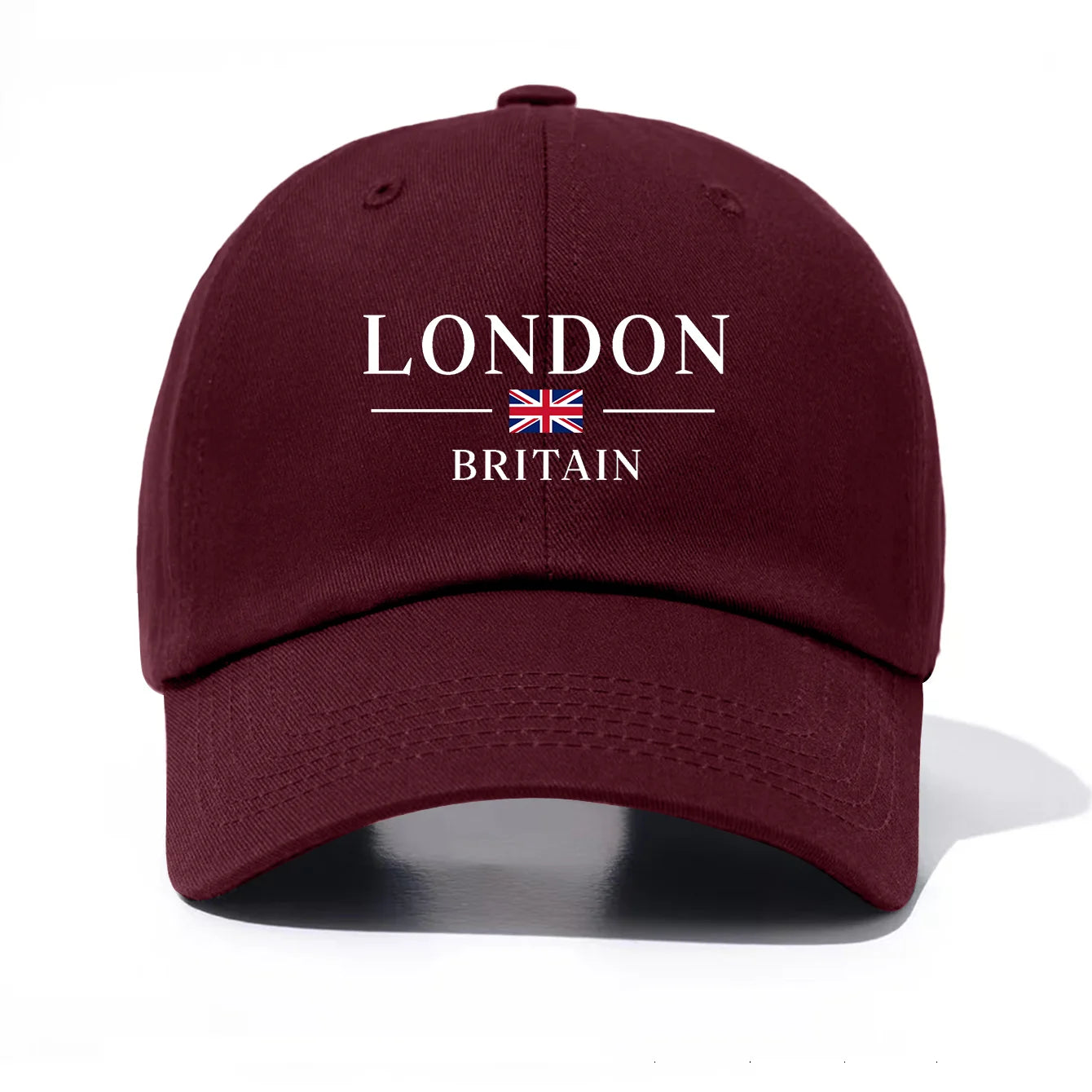London Print Baseball Cap For Adults