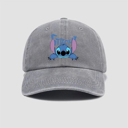Stitch Baseball Caps Disney Cute Cartoon Anime Figures Casual Hat