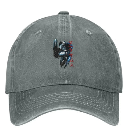 Metroid Dark Samus Washed Baseball Cap