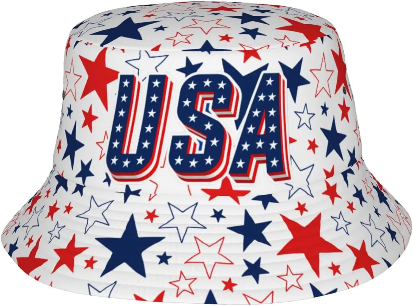 USA Flag Sun Hats For Men Women American Flag Bucket Hat