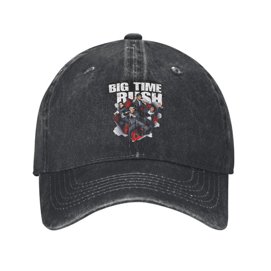 Big Time Rush Music Band Washed Baseball Cap