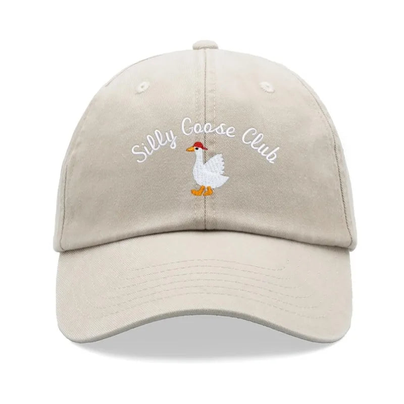 Vintage Soft-Top Baseball Cap With Chicken Print