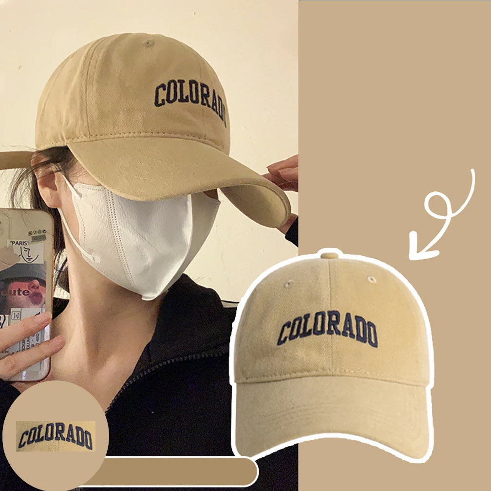 Classic Unisex Casual Multicolored Golf Cap Baseball Hat Dad Hat