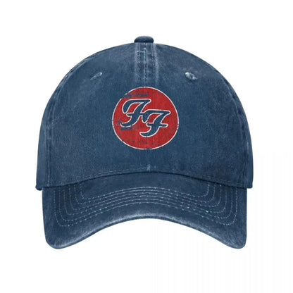 Music F-Foo F-Fighters Band Men Women Baseball Cap