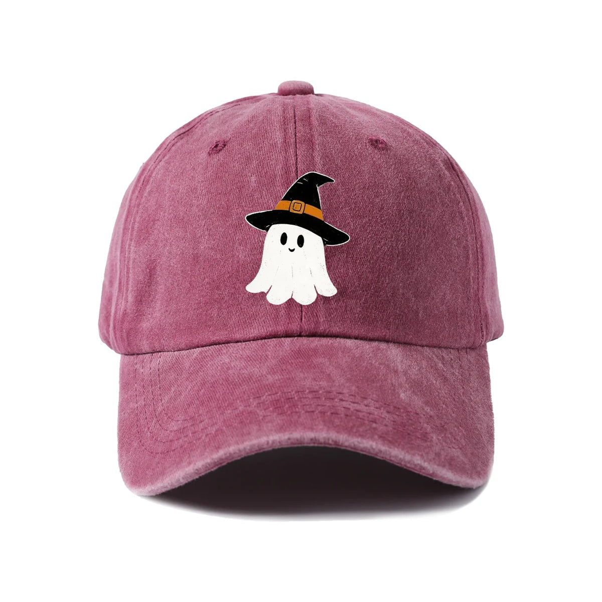 Witch Hat Ghost Graphic Baseball Cap