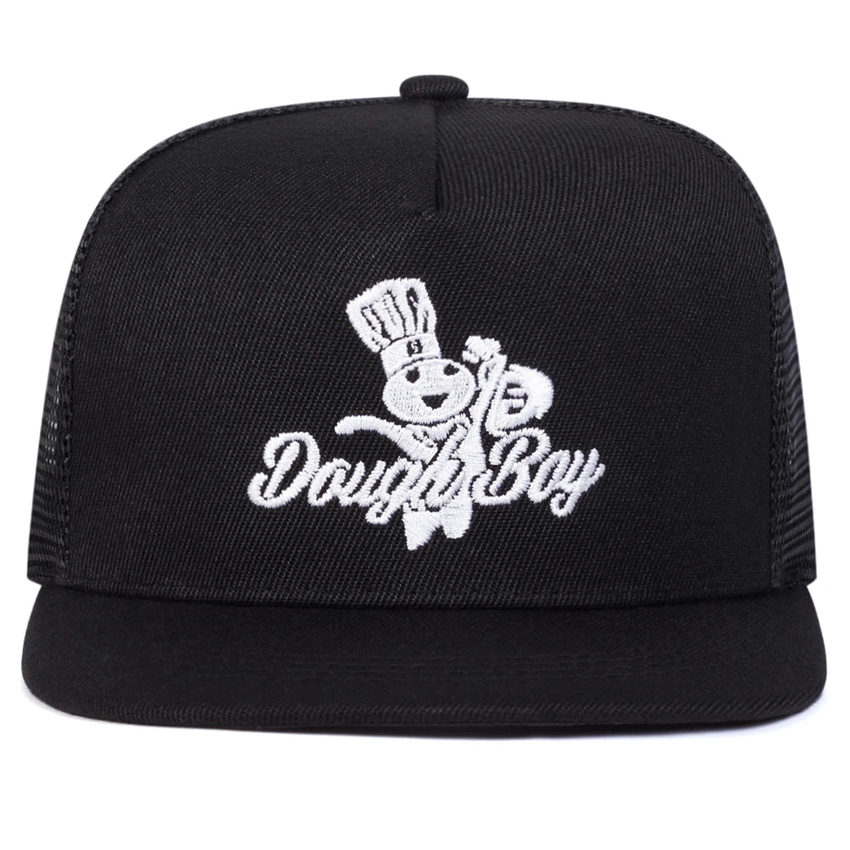 Unisex Daugh Boy Letter Embroidery Hip-hop Net Hats Adjustable Casual Snapback Caps