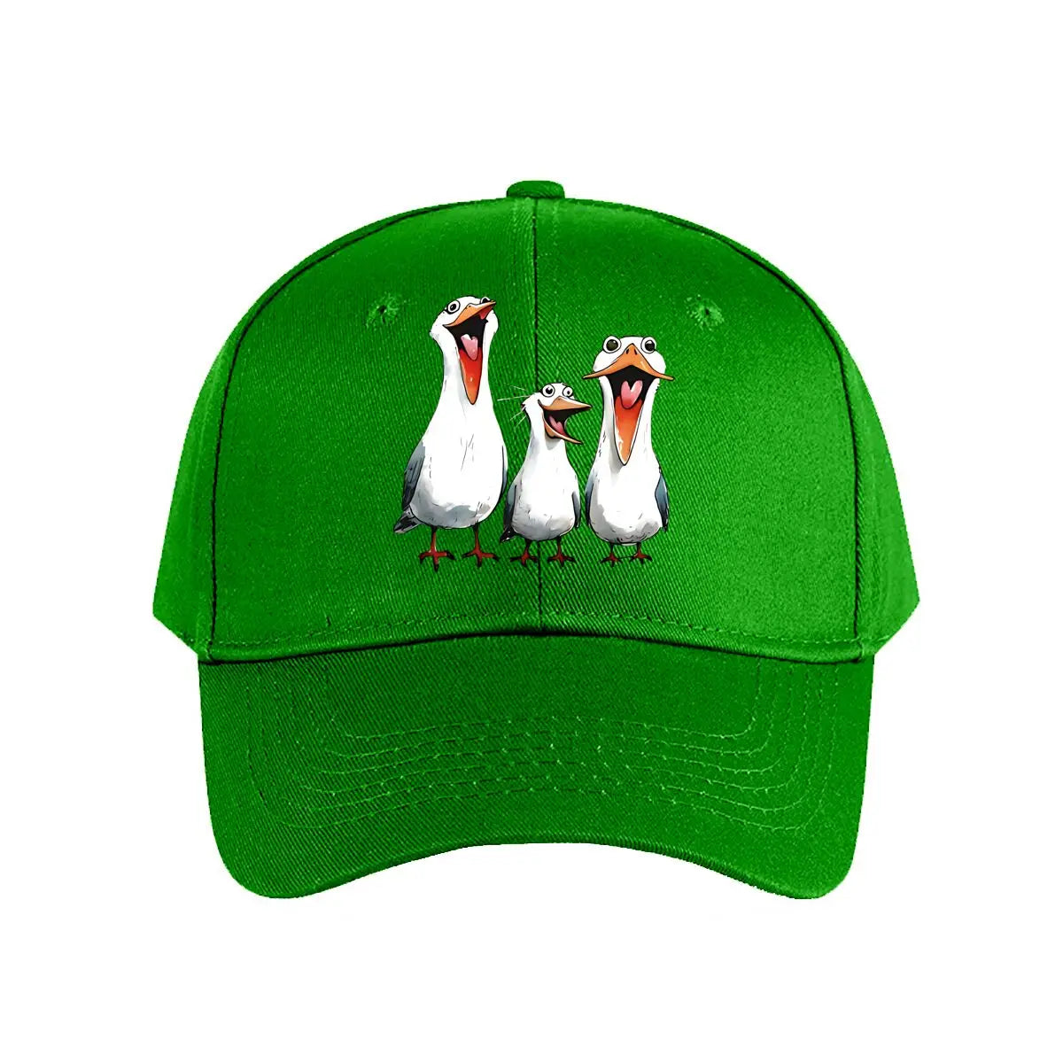 Three - Piece Cute Cartoon Seagull Plush Toy Set Baseball Cap