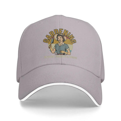 Gardening Because Murder Is Wrong Baseball Cap