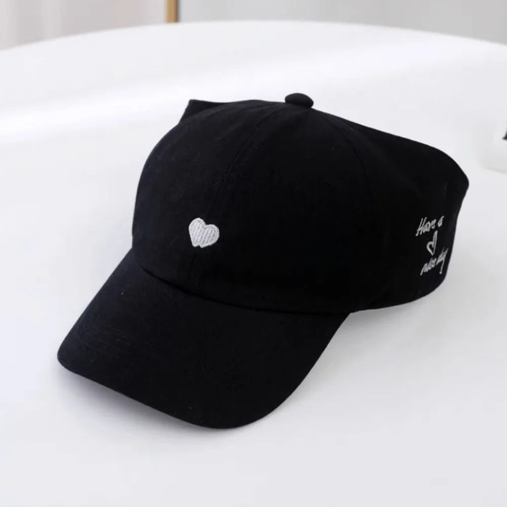 Embroidery Love Heart Baseball Cap