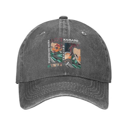 Tanjiro Hip Hop Caps Demon Slayer Baseball Hat