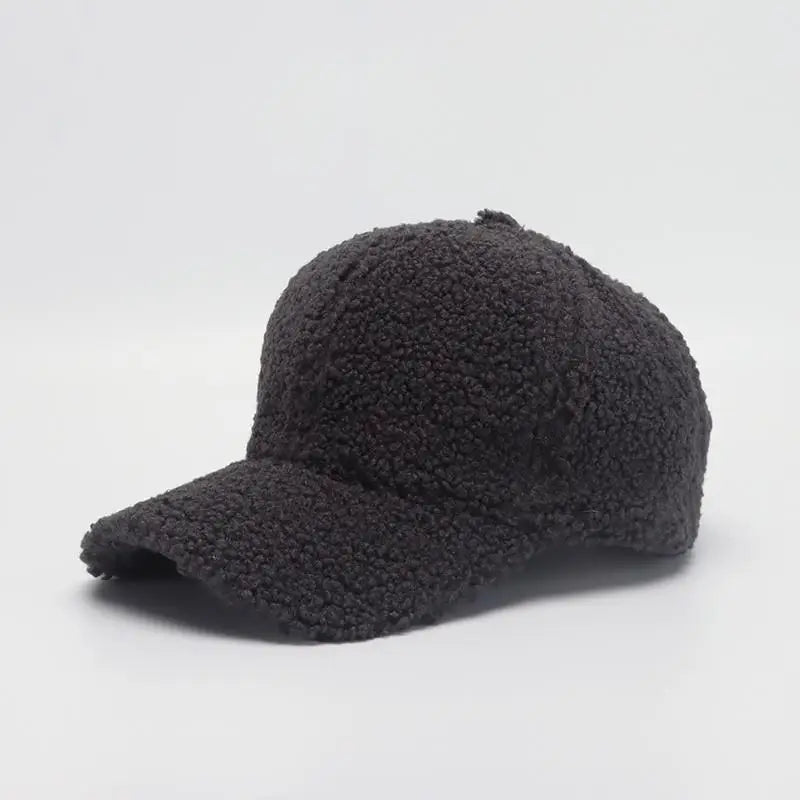 Winter Hats For Women Faux Fur Baseball Cap Female Outdoor