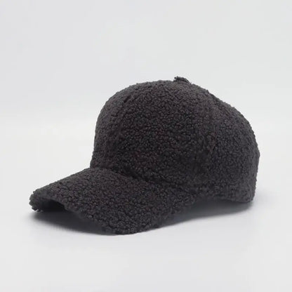 Winter Hats For Women Faux Fur Baseball Cap Female Outdoor
