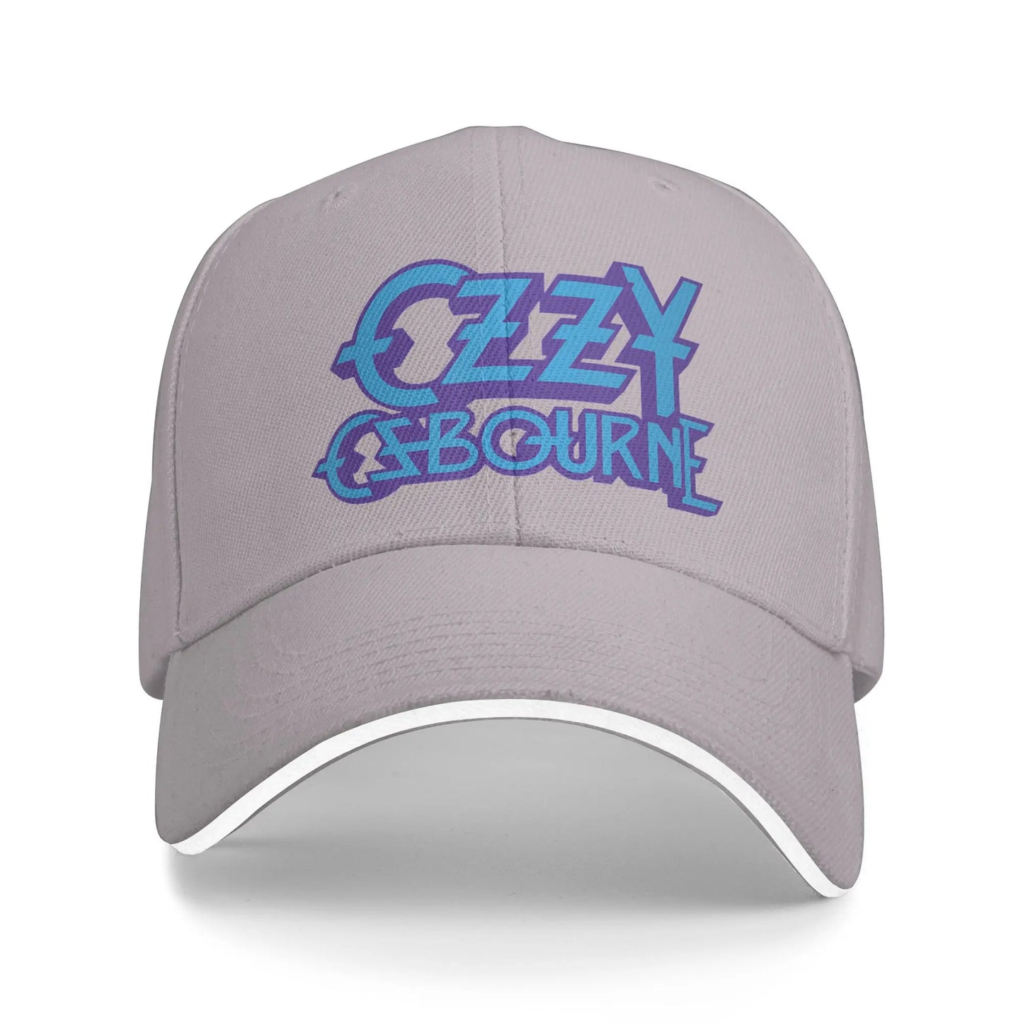 Ozzy Osbourne Purple And Blue Logo Baseball Cap