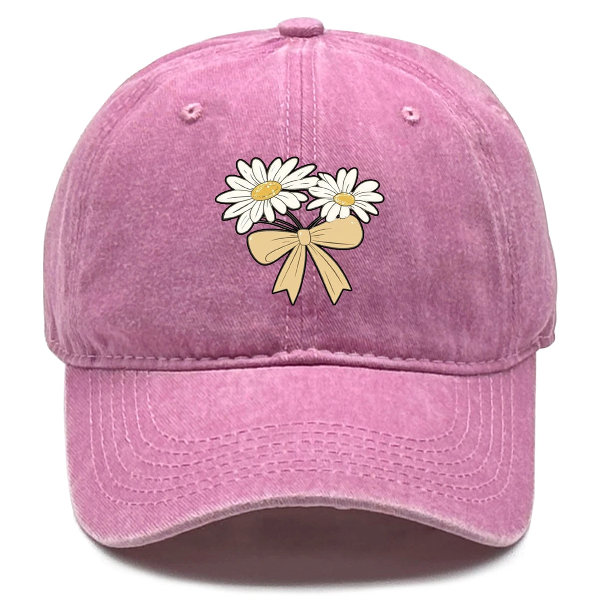 Flower Print Snapback Baseball Cap Flower Hat