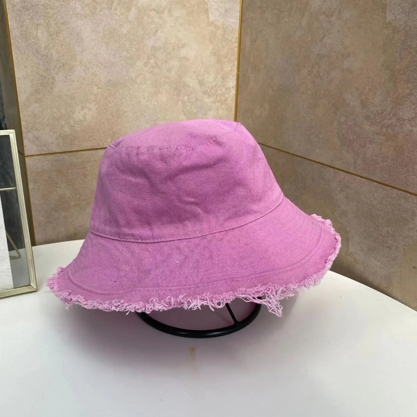 Cotton Fringed Fisherman Cap Soft