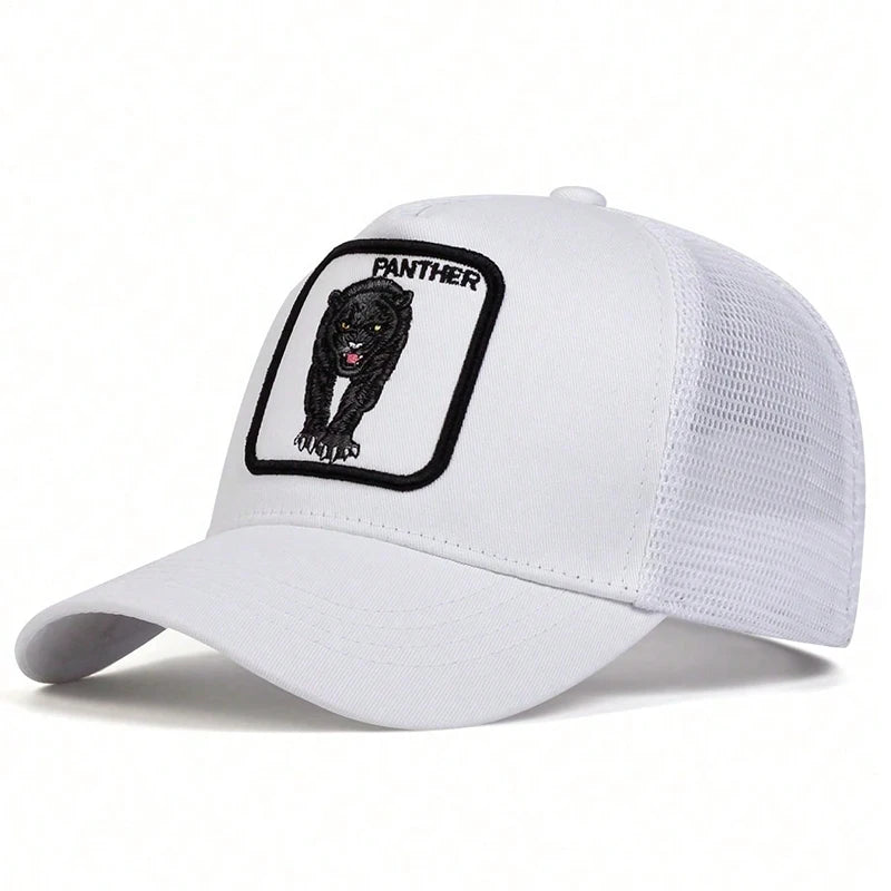Unisex Leopard Embroidery Baseball Caps