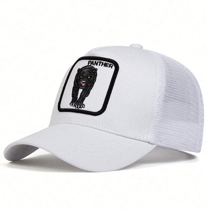 Unisex Leopard Embroidery Baseball Caps