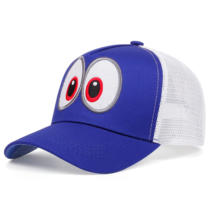 Cute Big Eyes 3D Printing Women Men Baseball Cap