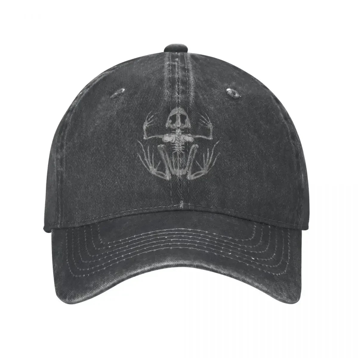 Frog Skeleton Baseball Caps