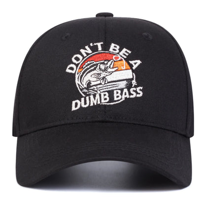 Unisex DUMB BASS Embroidery Baseball Caps
