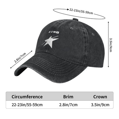 Viktor Tsoi Kino Night Star Sun Album Casual Baseball Cap