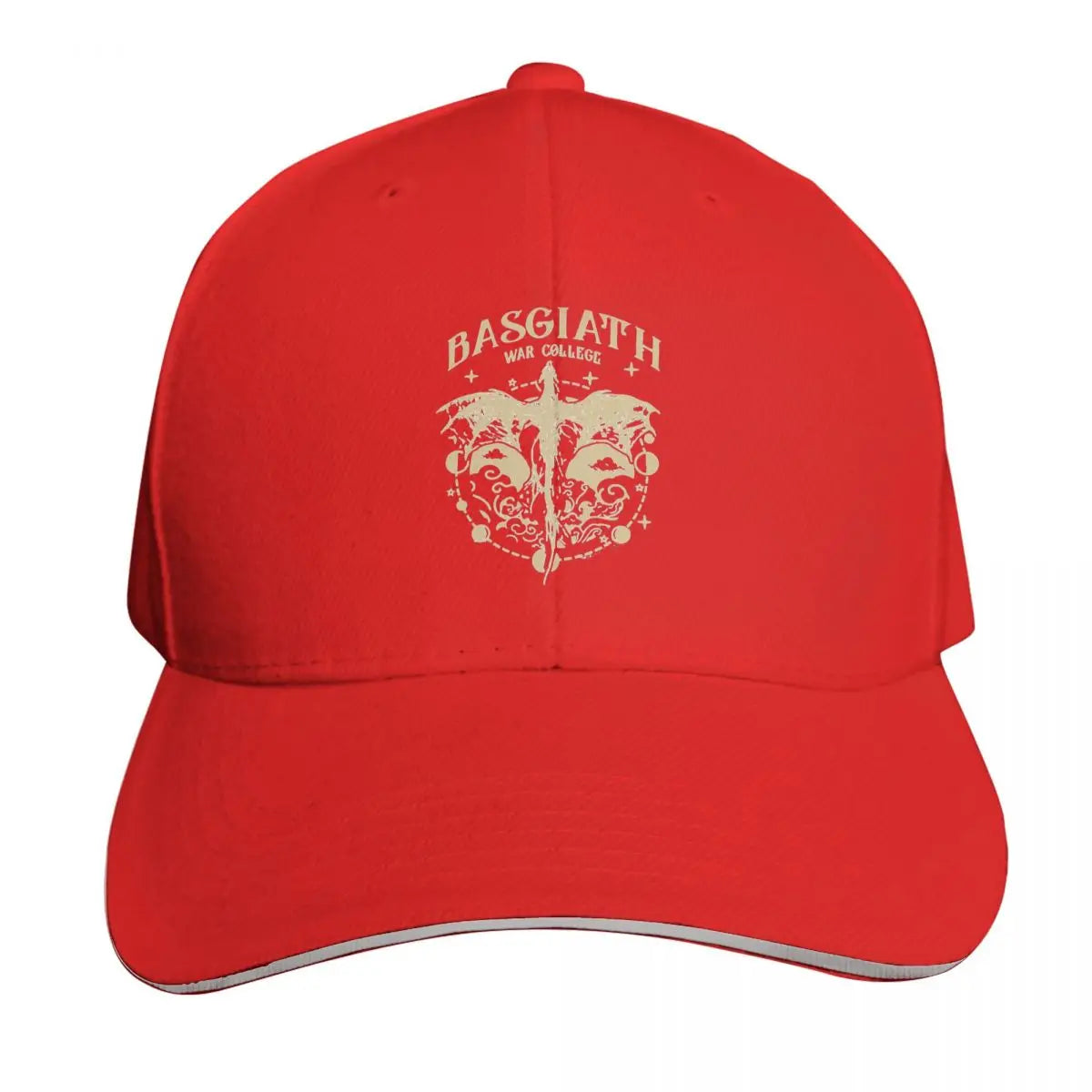 Vintage Basgiath War College Fourth Wing Cap Fashion Casual Baseball Caps