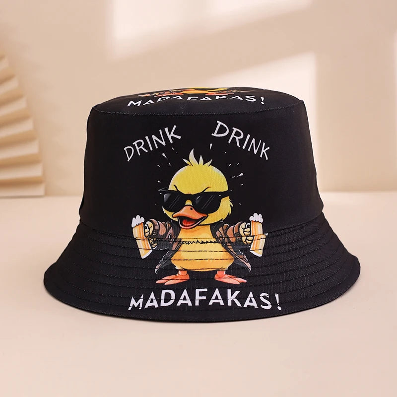 Trendy And Fashionable Printed Double-Sided Fisherman Hat