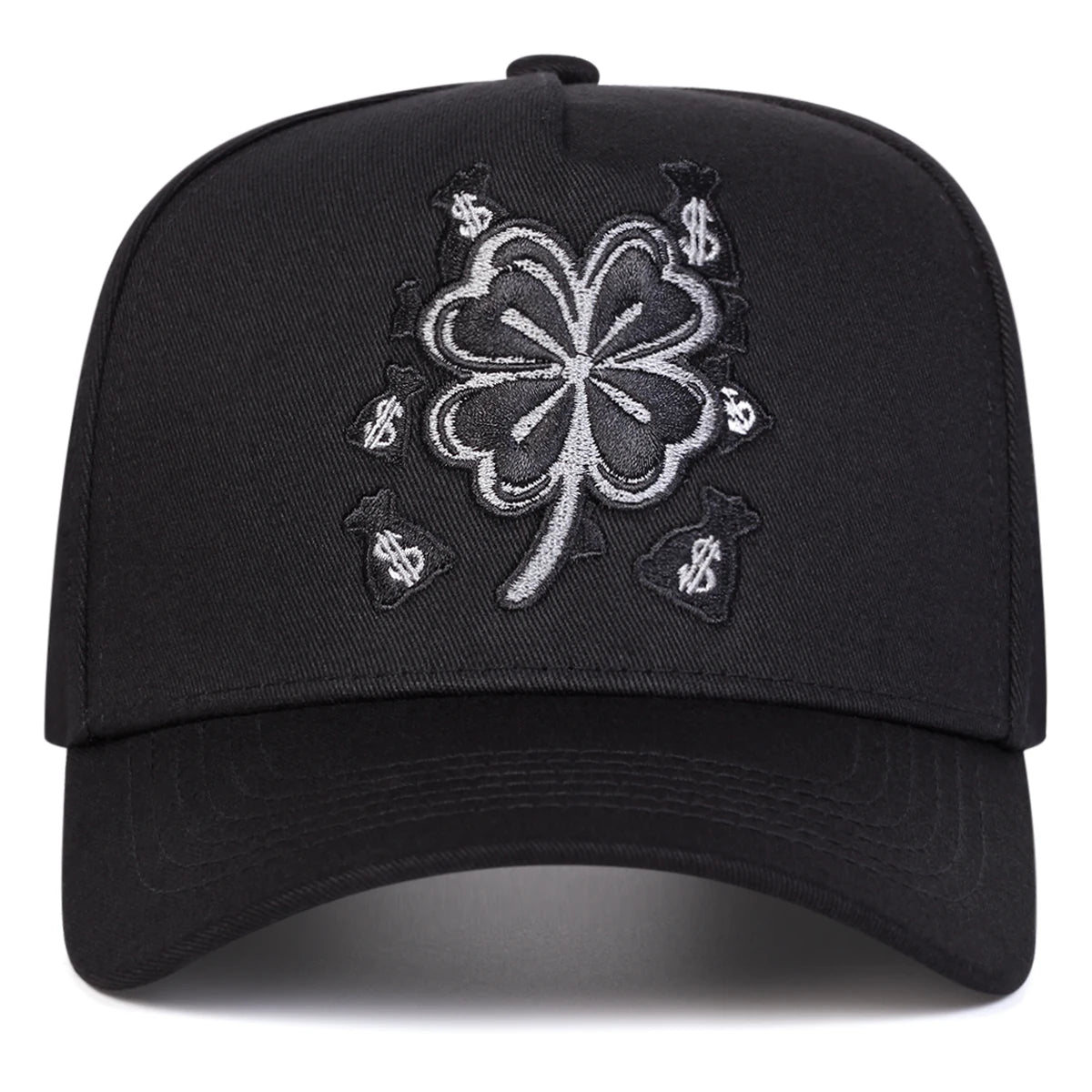 Unisex Four-Leaf Clover Embroidery Baseball Caps