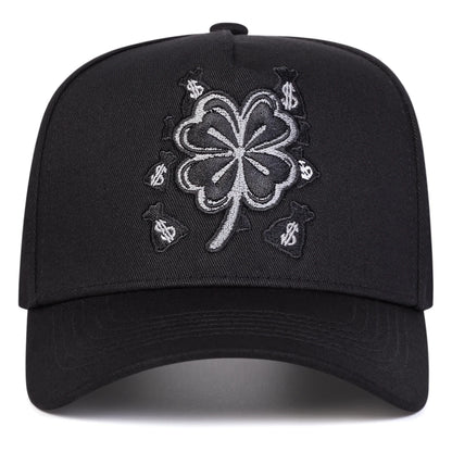 Unisex Four-Leaf Clover Embroidery Baseball Caps