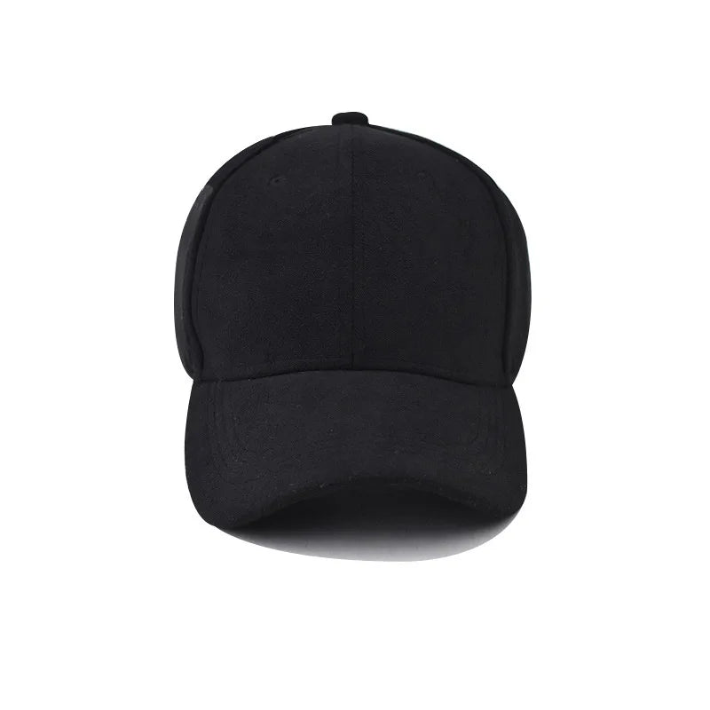 Vintage Faux Suede Baseball Cap