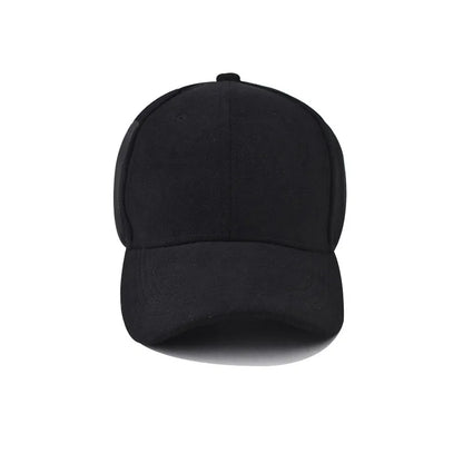 Vintage Faux Suede Baseball Cap