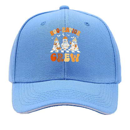 Halloween Ghost Boo-Havior Crew Sandwich Baseball Cap