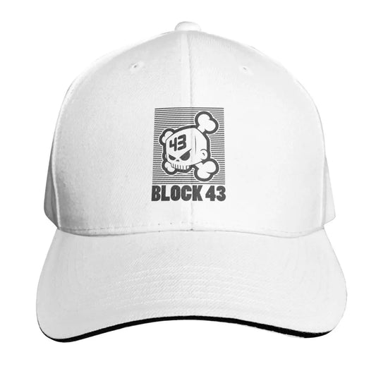 Ken Block Skull 43 Cap Fashion Casual Baseball Caps