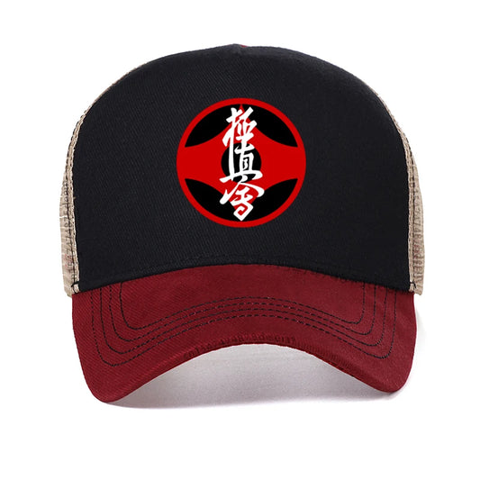 Kyokushin Karate Symbol And Kanji Men Baseball Cap