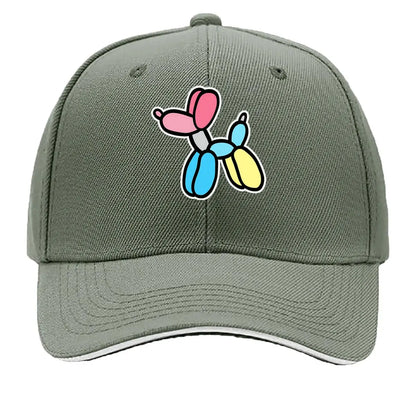 Balloon Dog Pop Art Print Sandwich Baseball Cap