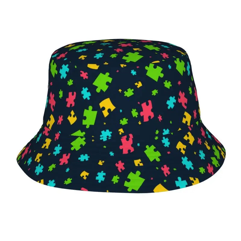 Autism Bucket Hats Autism Awareness Fishman Hat