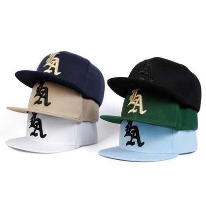 Unisex Gothic Letter Embroidery Hip Hop Hat Snapback Cap