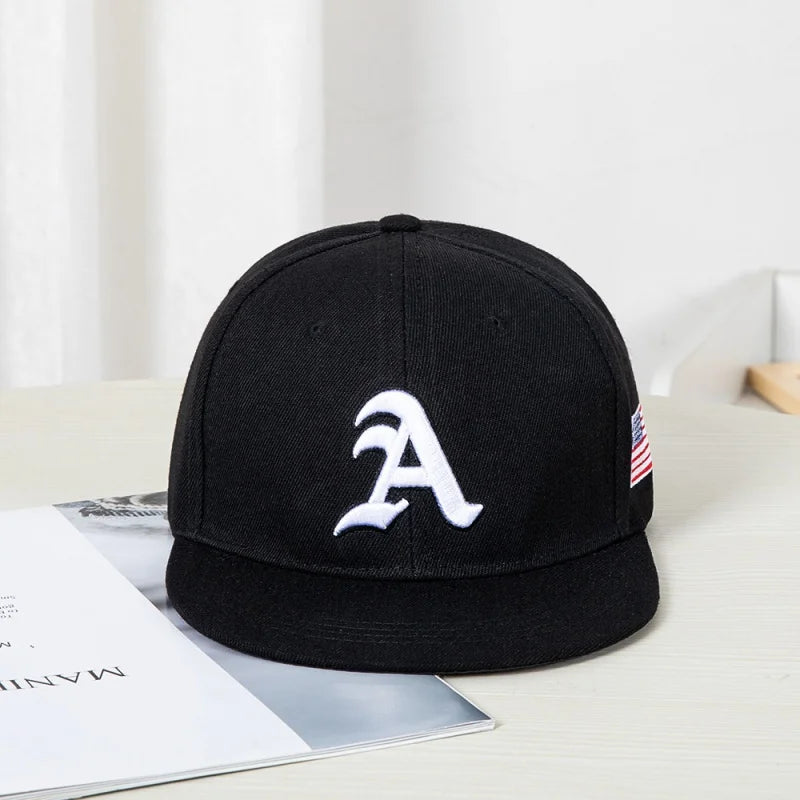 Unisex Gothic Letter American Flag HipHop Hats Outdoor