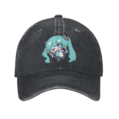 Casual Hatsunes Mikus Vocaloid Baseball Caps