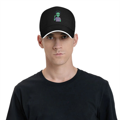 UFO We Come In Space Alien Baseball Cap