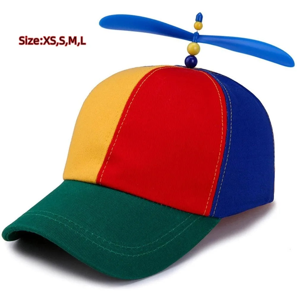 Rainbow Baseball Cap Funny Bamboo Dragonfly Adventure