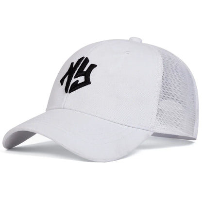 Unisex NG Letter Embroidery Baseball Net Caps