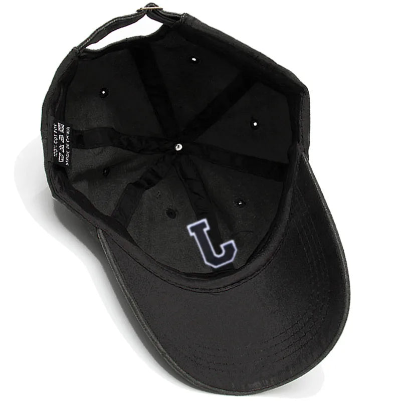 Initial Letter A-Z Embroider Baseball Cap