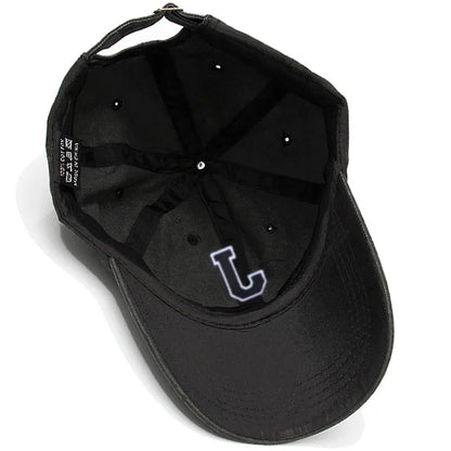 Initial Letter A-Z Embroider Baseball Cap