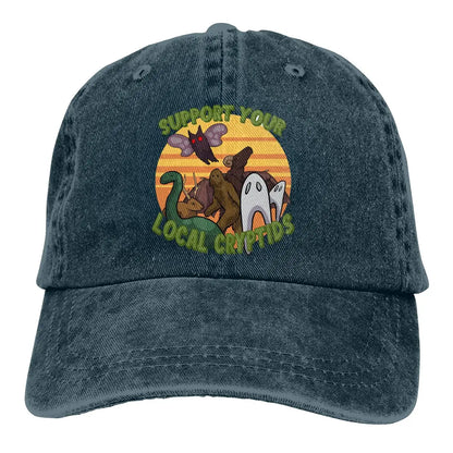 Support Your Local Cryptids Baseball Cap