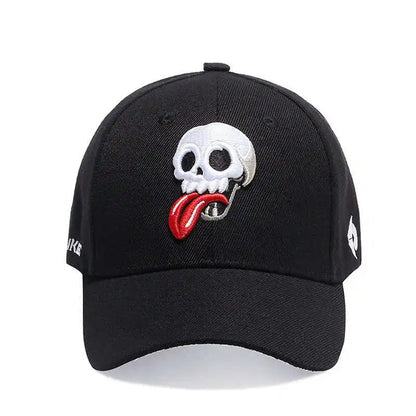 Unisex Tongue Sticking Embroidery Baseball Caps
