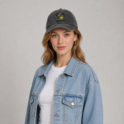 Bruh Haa Haa Duck Baseball Cap