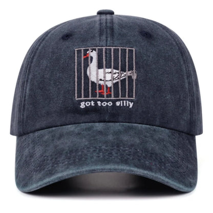 Baseball Cap Silly Goose Retro Visor Cap