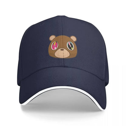Dropout Bear Face Baseball Cap Rugby Anime