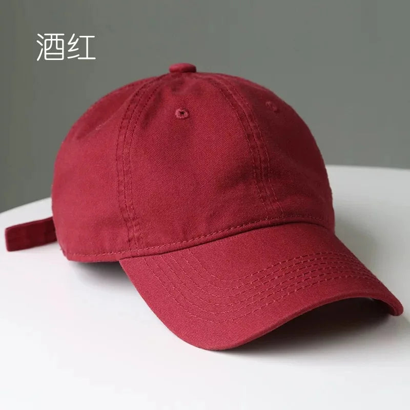 Men Women Baseball Caps Low Profile Basic Twill Cotton Hats